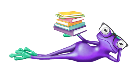 Frog Lying down Books