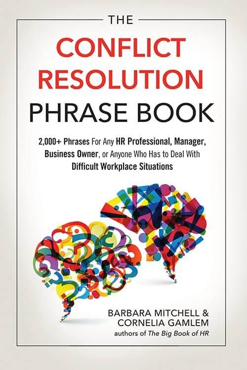 The Conflict Resolution Phrase Book by Barbara Mitchell