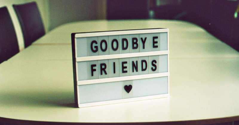 Office Goodbye Sign