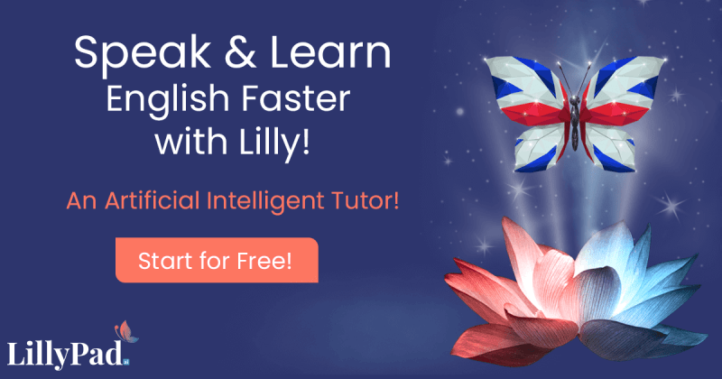 LillyPad english learning app banner